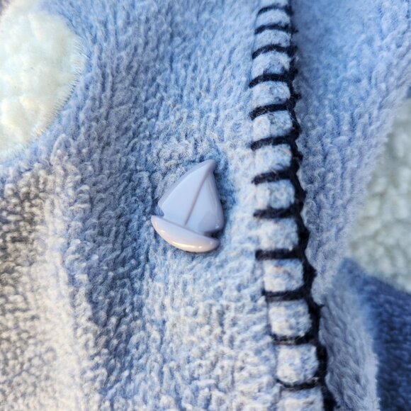 VINTAGE NORTHERN REFLECTIONS Jacket Women's Size Medium Nautical Sailboat Button - Picture 6 of 6